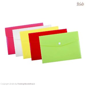 خرید پوشه A4 دکمه دار پارسیکار ضخیم مدل JM1015 / میکرون بالا